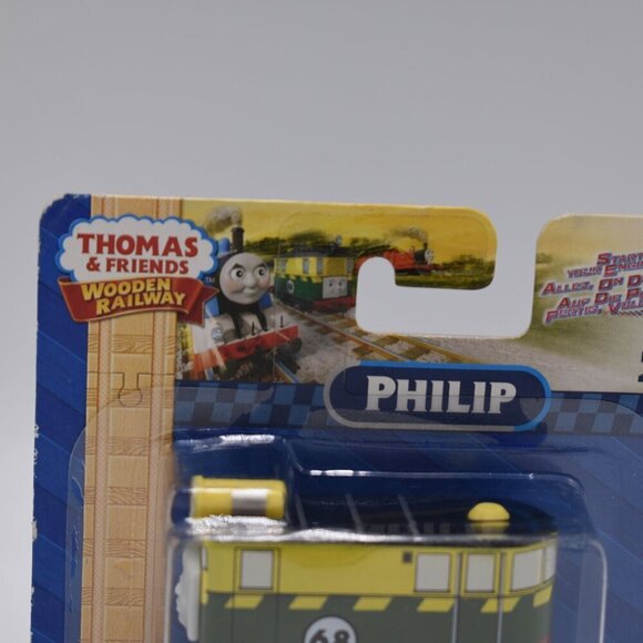 Philip 68 - Start Your Engines Thomas & Friends Wooden Railway Fisher Price New - Picture 2 of 11